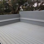 seating in plastic wood deck