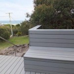 low maintenance decking beside the sea